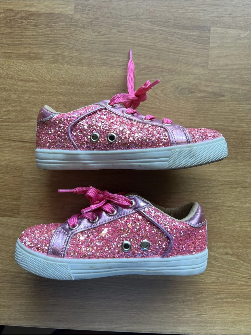Ginfit Kids' Pink Glitter Sneakers